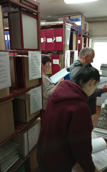 Экскурсия  в архивохранилище для     учащихся 6, 7 ,8 классов МБОУ   «Кочкуровская средняя школа».
